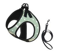I Love Pugs,Pet Harness,Adjustable Reflective Dog Harness,Pet Leash Vest,L