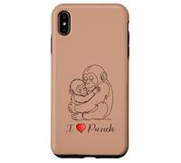 I LOVE PUNCH the Lonely Little Japanese Monkey Case for iPhone XS Max