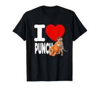 I Love Punch The Monkey | Wholesome Cute T-Shirt