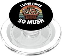 I Love Puns So Mush Foraging Mushroom Hunting Mushroom PopSockets PopGrip for MagSafe