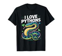 I Love Pythons Snake Passion Fans T-Shirt