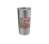 I Love Quantum Computing Stainless Steel Insulated Tumbler