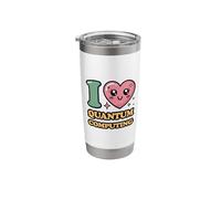 I Love Quantum Computing Stainless Steel Insulated Tumbler