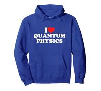 I Love Quantum Physics Pullover Hoodie, Adult Unisex, Royal Blue, XX-Large