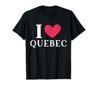 I Love Quebec Canada T-Shirt
