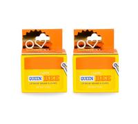 I Love Queen Bee Lip Balm Nourishing Honey & Beeswax Lip Care Hydrating Lip Balm for Soft Smooth Lips Cramed with Natural Ingredients, Cruelty-Free 2x 9g