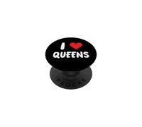 I Love Queens - Heart - Drag England English Throne Chess PopSockets Adhesive PopGrip