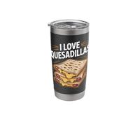I Love Quesadillas Cheesy Delight Stack Stainless Steel Insulated Tumbler