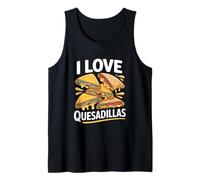 I Love Quesadillas Cheesy Snack Fun Tank Top