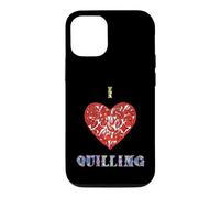I Love Quilling Heart Paper Filigree Crafter Case for iPhone 12/12 Pro