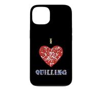 I Love Quilling Heart Paper Filigree Crafter Case for iPhone 13