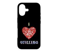 I Love Quilling Heart Paper Filigree Crafter Case for iPhone 17