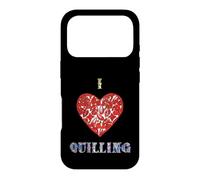 I Love Quilling Heart Paper Filigree Crafter Case for iPhone 17 Pro