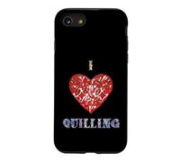 I Love Quilling Heart Paper Filigree Crafter Case for iPhone SE (2020) / 7/8