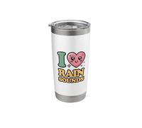 I Love Rain Sounds Stainless Steel Insulated Tumbler
