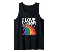 I Love Rainbows Vibrant Pride Fun Tank Top