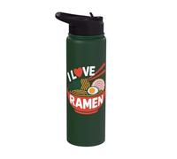 I Love Ramen Noodles Bowl Heart Stainless Steel Insulated Water Bottle