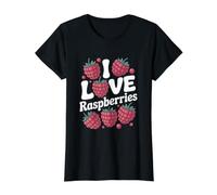 I Love Raspberries Cute Fruit Passion Value Graphic T-Shirt
