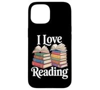 I Love Reading Book Enthusiast Bookworm Joy Case for iPhone 15