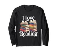 I Love Reading Book Enthusiast Bookworm Joy Long Sleeve T-Shirt