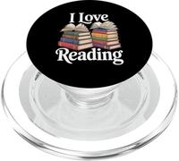 I Love Reading Book Enthusiast Bookworm Joy PopSockets PopGrip for MagSafe