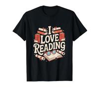 I Love Reading Books, Fun for Literature Lovers Value Graphic T-Shirt