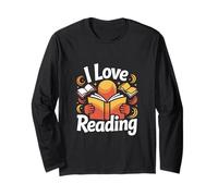 I Love Reading Enthusiast Bookworm Joy Long Sleeve T-Shirt