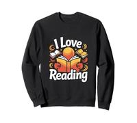 I Love Reading Enthusiast Bookworm Joy Sweatshirt