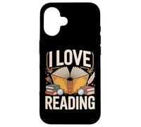 I Love Reading Enthusiasts Literature Book Lovers Case for iPhone 16