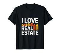 I Love Real Estate Housing Enthusiast Value Graphic T-Shirt
