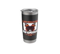 I Love Red Admirals Stainless Steel Insulated Tumbler