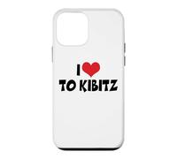 I Love Red Heart To Kibbitz - Yiddish Slang Case for iPhone 12 mini