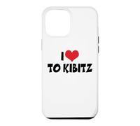 I Love Red Heart To Kibbitz - Yiddish Slang Case for iPhone 12 Pro Max