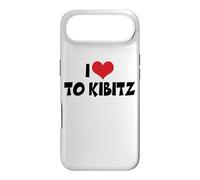 I Love Red Heart To Kibbitz - Yiddish Slang Case for iPhone Air