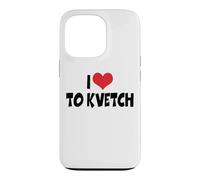 I Love Red Heart To Kvetch - Yiddish Slang Case for iPhone 13 Pro
