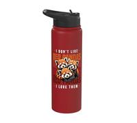 I Love Red Pandas Stainless Steel Insulated Water Bottle
