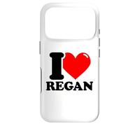 I love Regan funny fist name design Case for iPhone 17 Pro