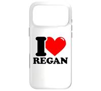 I love Regan funny fist name design Case for iPhone 17 Pro Max
