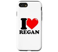 I love Regan funny fist name design Case for iPhone SE (2020) / 7/8