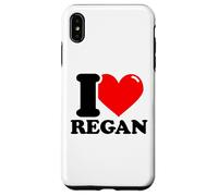 I love Regan funny fist name design Case for iPhone XS Max