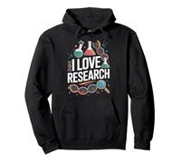I Love Research Science Chemistry DNA Pullover Hoodie