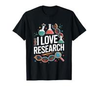 I Love Research Science Chemistry DNA T-Shirt