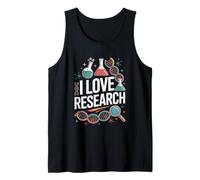 I Love Research Science Chemistry DNA Tank Top