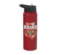 I Love Research Science G esign Stainless Steel Insulated Water Bottle