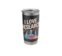 I Love Research Science Lab DNA Enthusiast Stainless Steel Insulated Tumbler