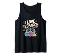 I Love Research Science Lab DNA Enthusiast Tank Top