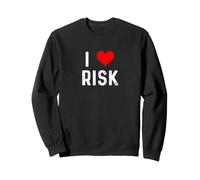 I Love Risk - Heart - Audit Assessment Advisor Director Sweatshirt