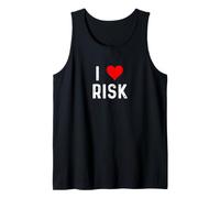 I Love Risk - Heart - Audit Assessment Advisor Director Tank Top