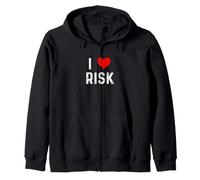 I Love Risk - Heart - Audit Assessment Advisor Director Zip Hoodie
