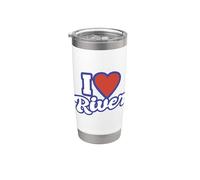 I Love River Stainless Steel Insulated Tumbler